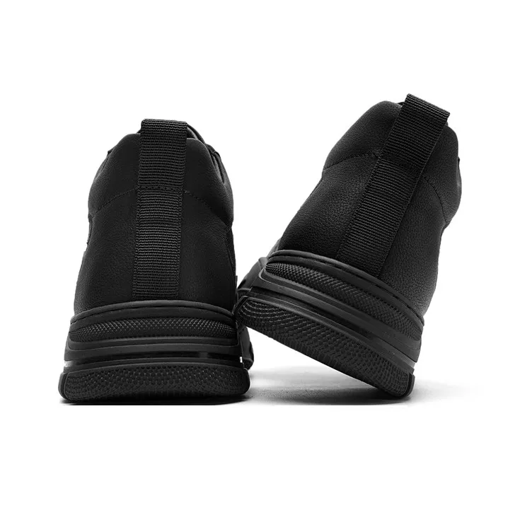 SEPTWOLVES Wear Resistant Breathable Height Increasing Mid Top Casual Shoes Men's-5