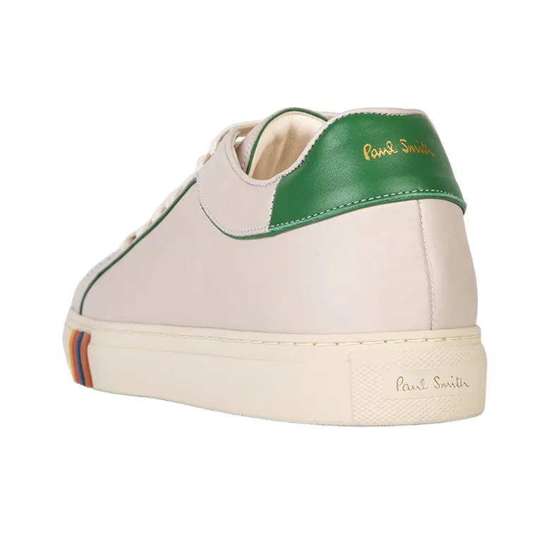 Paul Smith Basso Stylish Skateboarding Shoes Men's White Green-3
