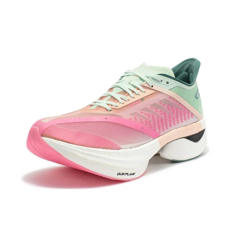 361° Feibiao Low Top Running Shoes Unisex Soft Pink-1