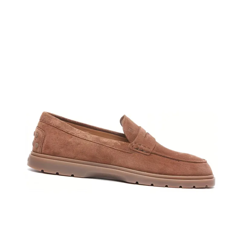 TOD'S Penny Logo-Embossed Loafers-1