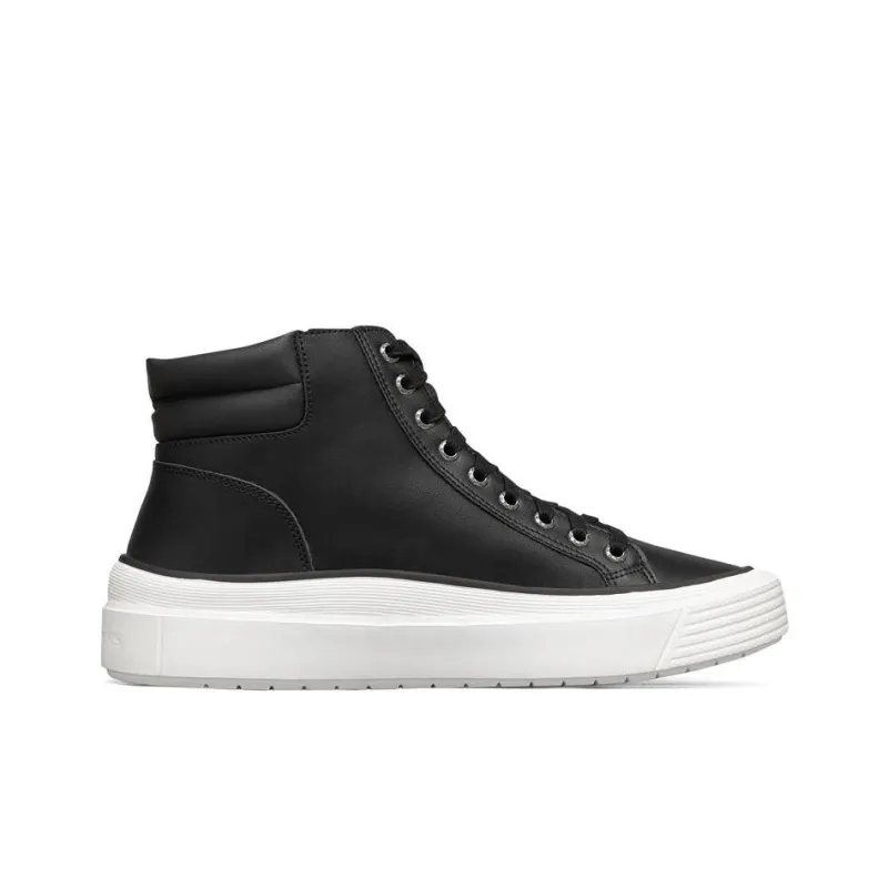 Skechers Viewport Anti-Slip Wear-Resistant High-Top Casual Skateboard Shoes Black-1