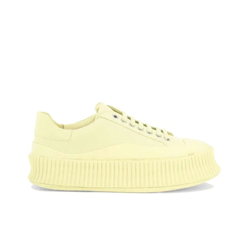 JIL SANDER Stylish Skateboarding Shoes Women's Yellow-1