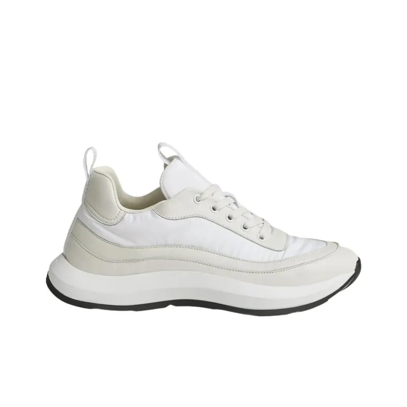 HERMES Gramme Abrasion Resistant Low Top Sports Casual Shoes Men's White Gray-1