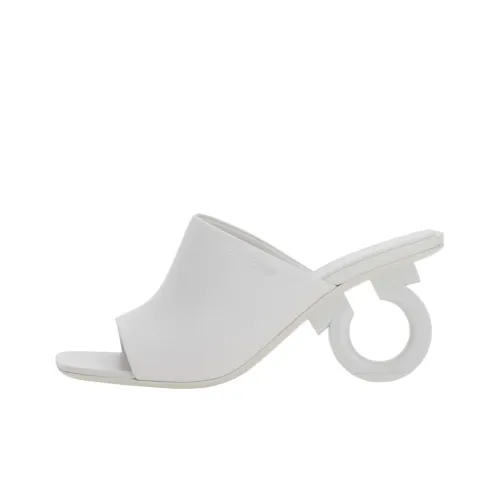 FERRAGAMO Stylish Sandal 7cm Women's White