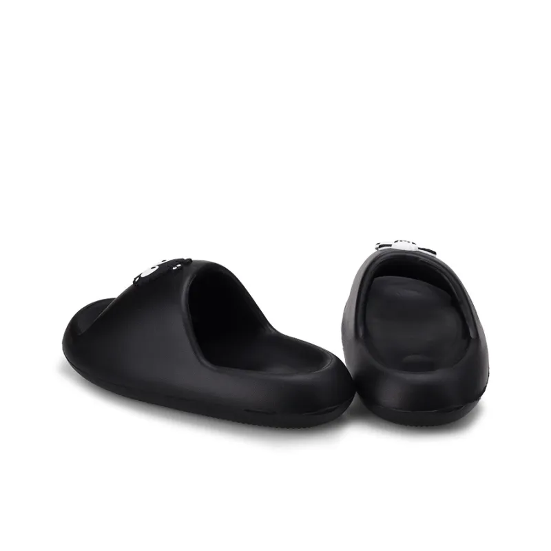 XMISTUO Slide Slippers Unisex Black/White-4