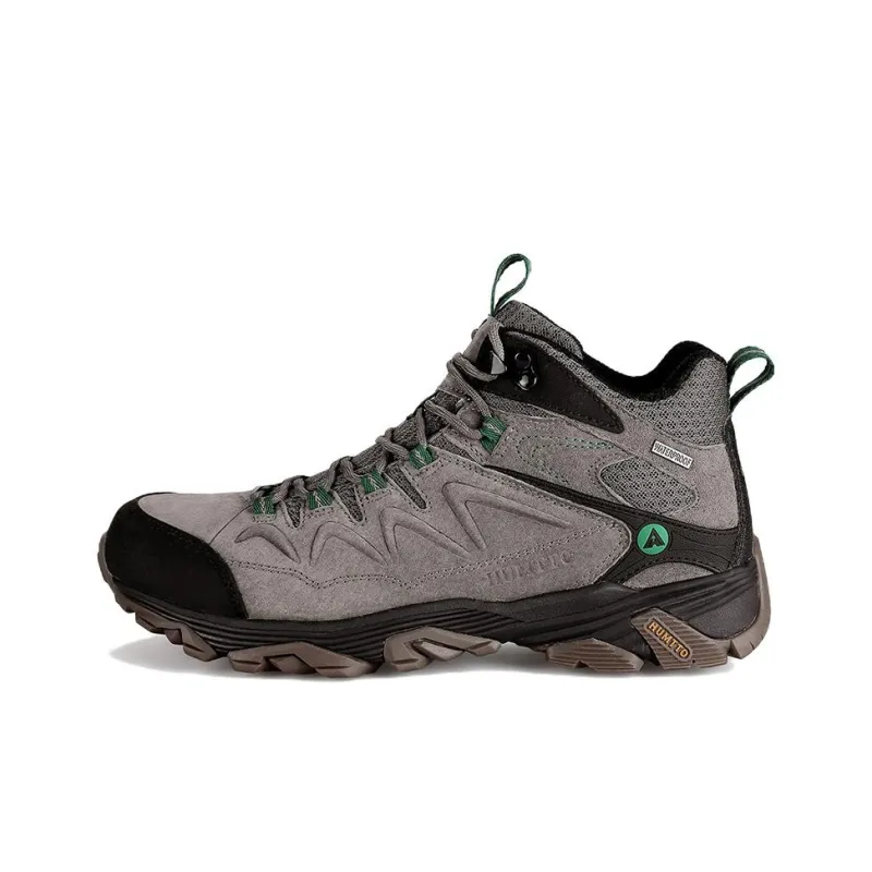 HUMTTO Cushioned Slip Resistant Abrasion Resistant Mid Top Outdoor Shoes Khaki-0