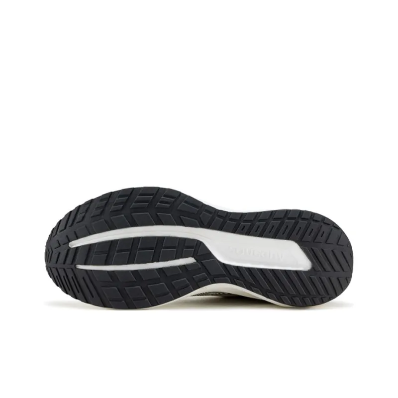 Saucony Anti Slip Wear Resistant Low Top Training Running Shoes Men's White Black Green-4
