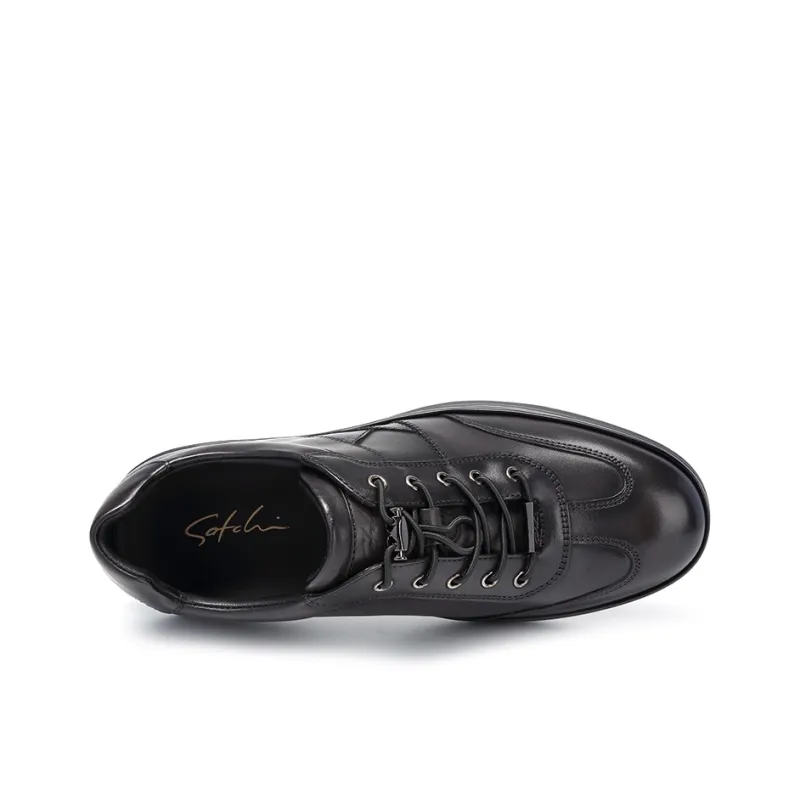 Satchi Men's Casual Shoes Men Low Top Black Gray-4
