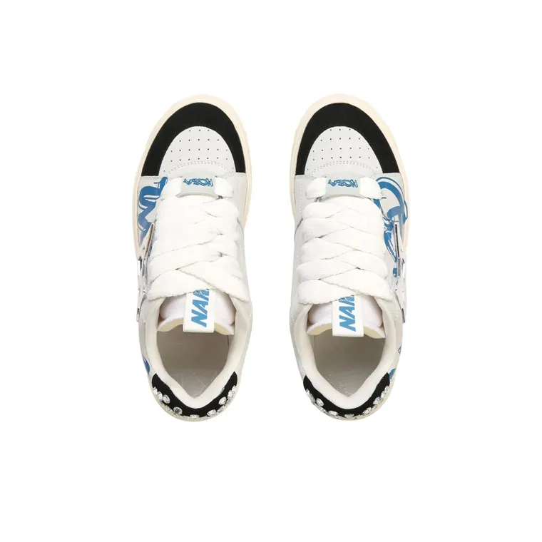 Naked Wolfe Kosa Stylish Skateboarding Shoes Men's White-3