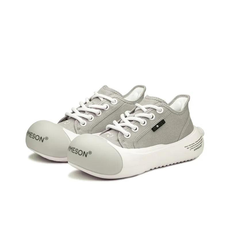 AMMESON Low Top Skateboard Shoes Women's Gray-2