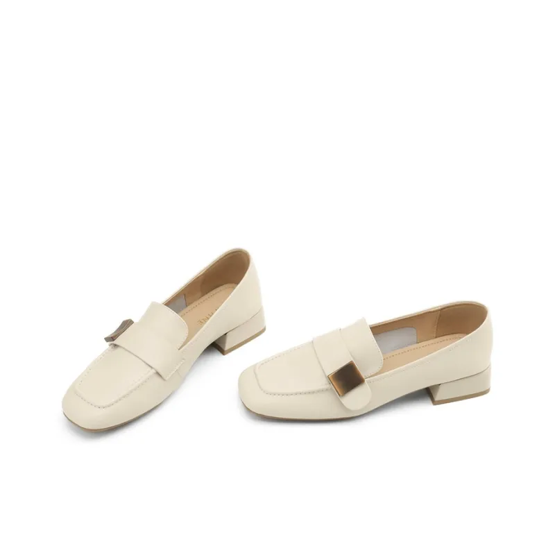 DAPHNE Loafers Women's Beige/Black-2