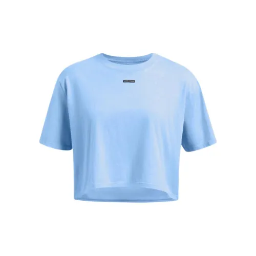 Under Armour Boxy T-Shirts Women's Horizon Blue