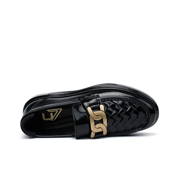 U7 Men's Casual Shoes Men's Black-3