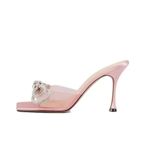 MACH & MACH Slide Slippers 9.5cm Women's Pink