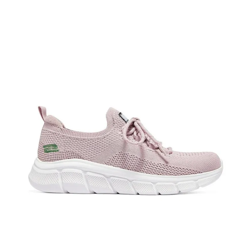 Skechers BOBS B FLEX Color Connect Cushioned Slip Resistant Low Top Running Shoes Women's Pink-1