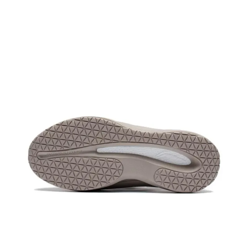 LiNing Cloud Travel Fluffy Cushioned Anti Slip And Wear Resistant Lightweight Low Top Sports Casual Shoes Women's Gray-6