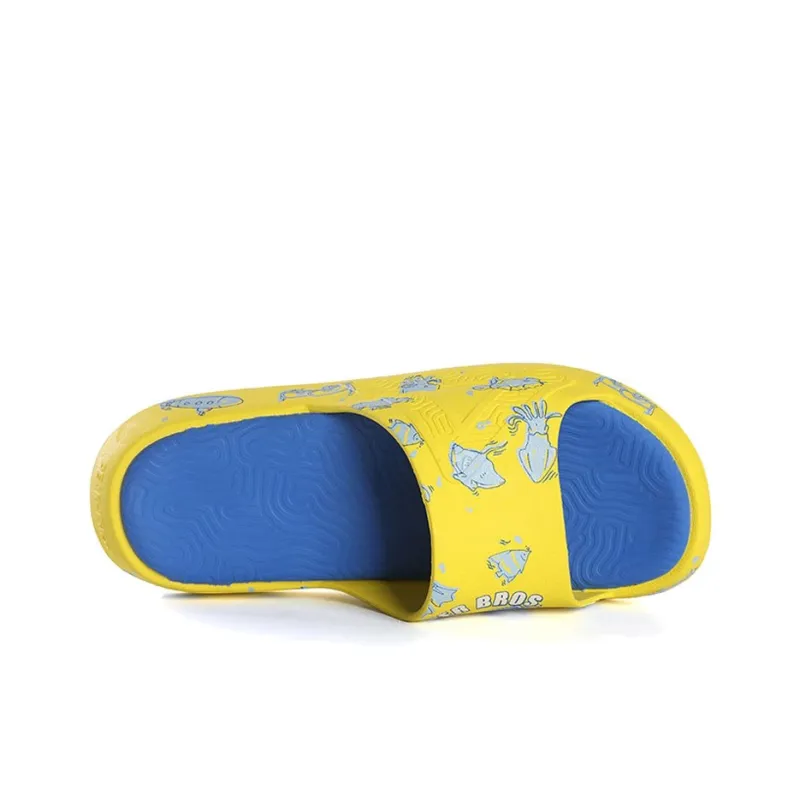 PEAK Slide Slippers Men Yellow-2