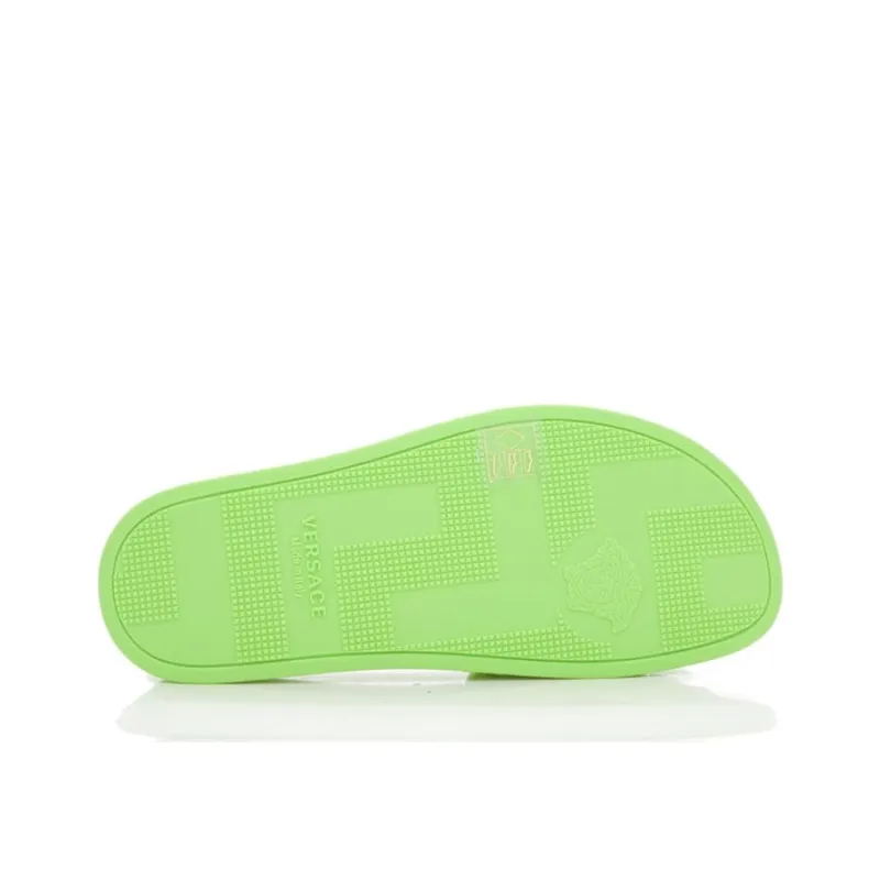 VERSACE Palazzo Medusa Pool Slide 'Citron'-5