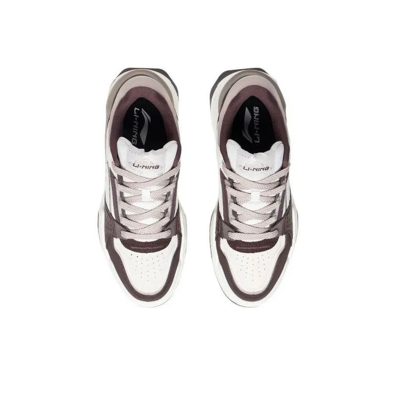 LiNing Samchen Canchun Low Top Skateboard Shoes Men's Taupe-3