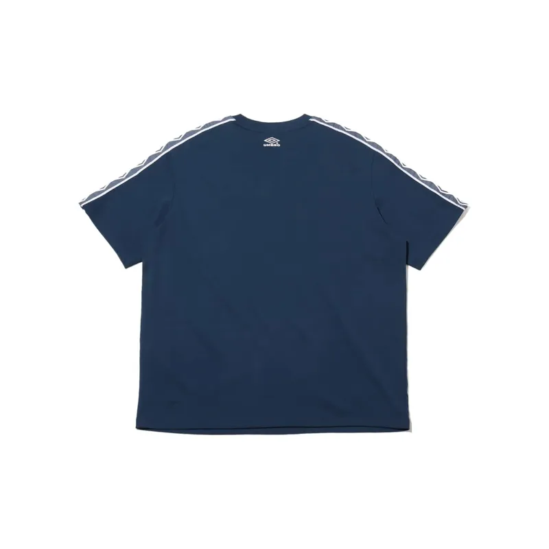 Umbro SS24 SIDE TAPE T-Shirt Unisex Marine Blue-1