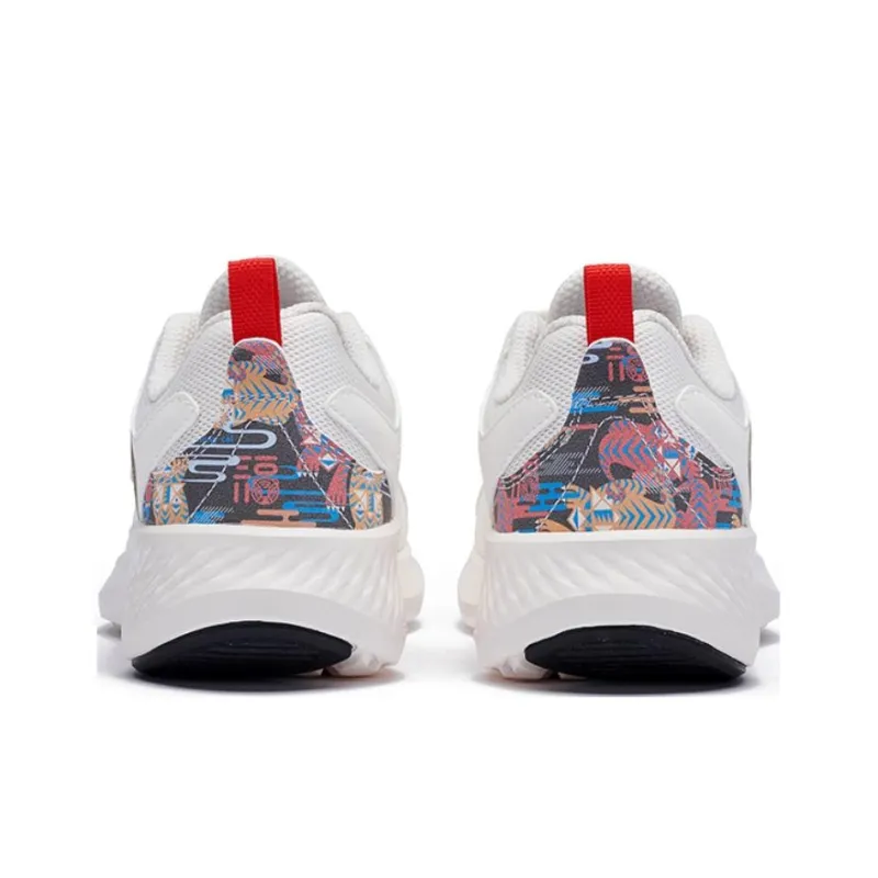 361° Slip Resistant, Abrasion Resistant, Breathable Low Top Running Shoes Women's White Gold-3