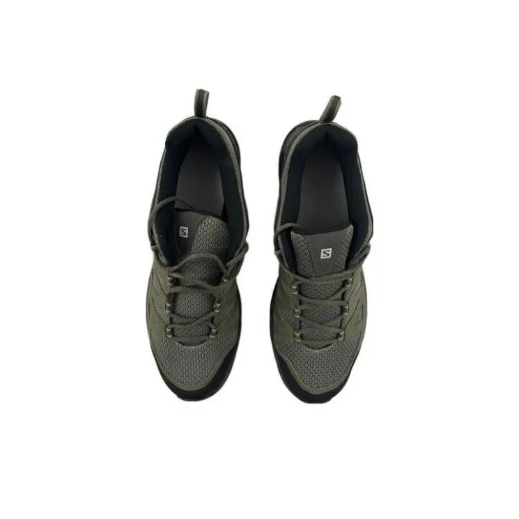 SALOMON Pathfinder Cushioning Wear-Resistant Low-Top Outdoor Shoes Olive-2