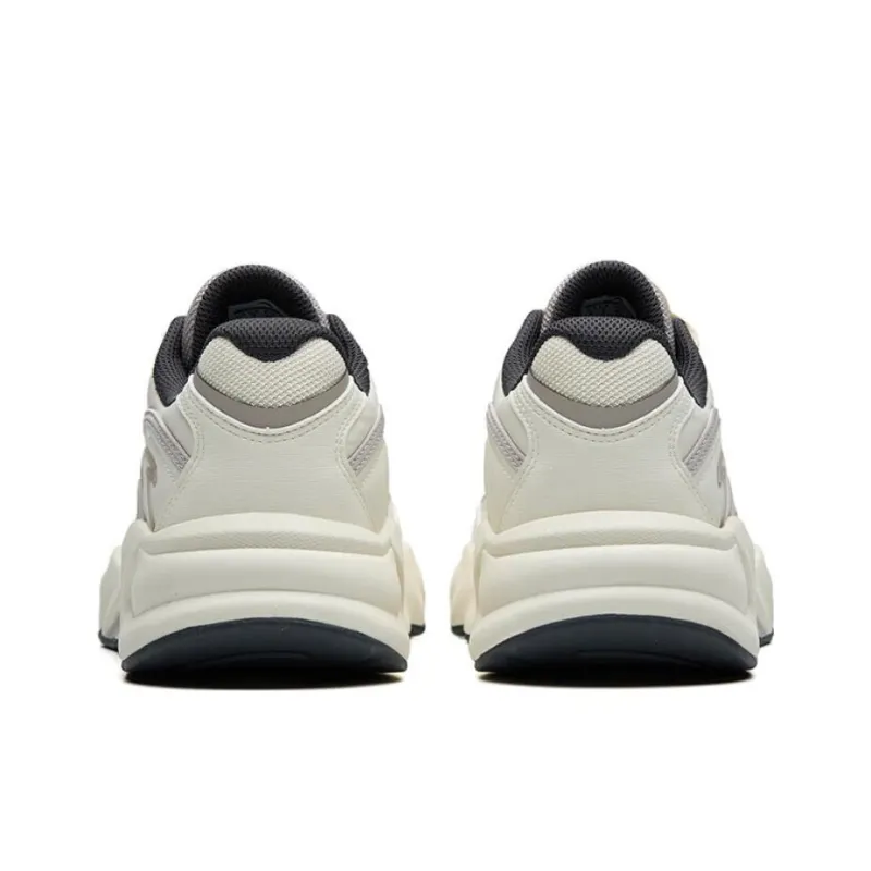 Anta Cushioned Slip-Resistant Low-Top Sports Casual Shoes Men's White Gray-3