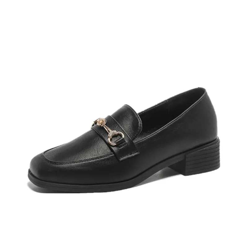 DUSTO Loafers Women's Black/Beige-1