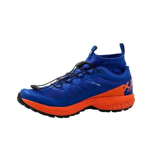 SALOMON X Ultra 3 Hiking / Trekking Shoes Men Low-Top Blue/Orange