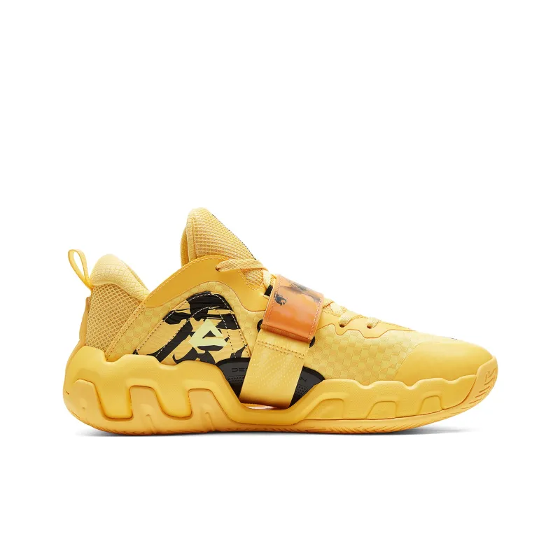 PEAK Basketball Shoes Men Low Top Persian Yellow-2