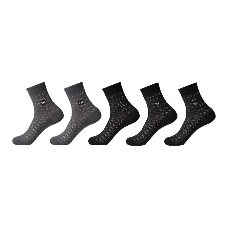 MIIOW Mid Calf Socks Men's 5 Pack-5