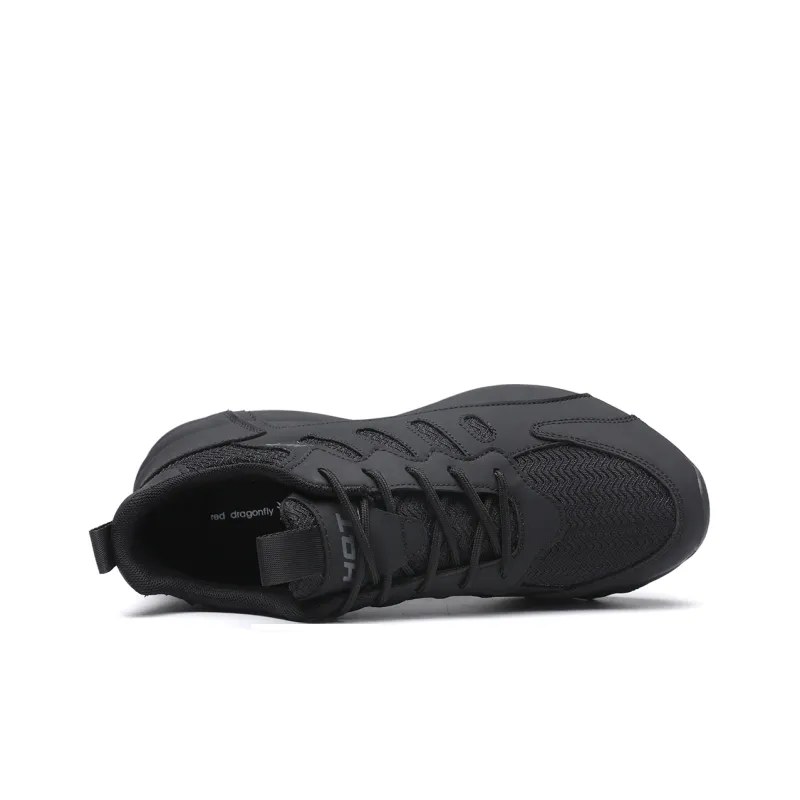 RED DRAGONFLY Abrasion Resistant Breathable Height Increasing Low Top Chunky Sneakers Unisex-3