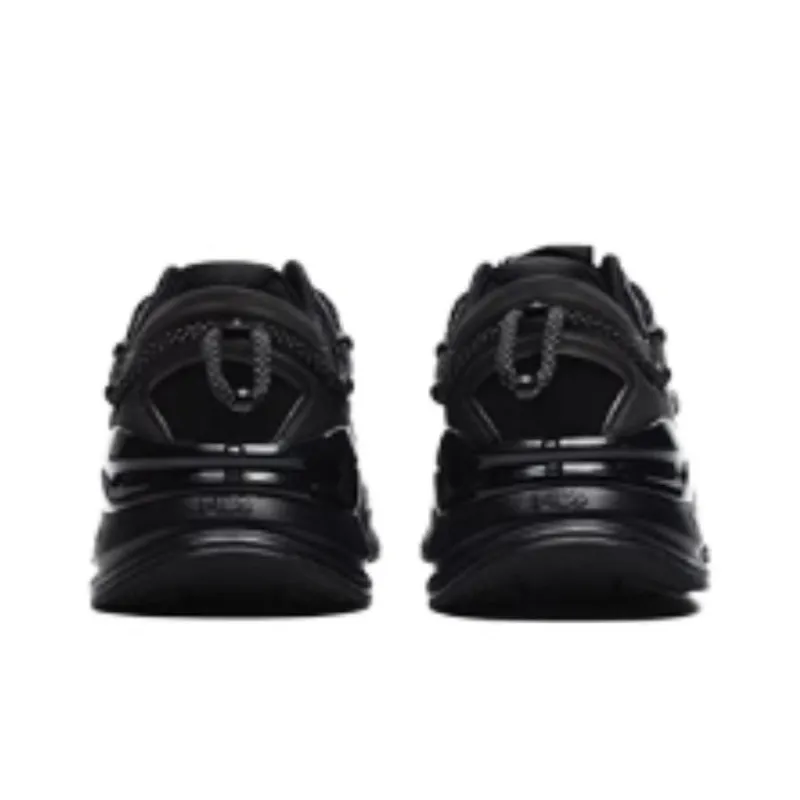 FILA Breathable Low Top Casual Shoes Women's Black-3