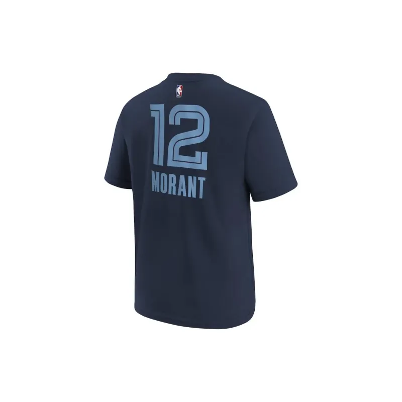 NBA Nike Memphis Grizzlies Icon T-Shirt Unisex Navy Blue-1