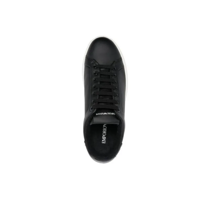 EMPORIO ARMANI Logo-print Lace-up Sneakers-3