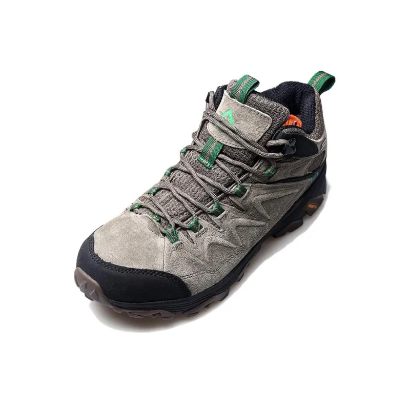 HUMTTO Cushioned Slip Resistant Abrasion Resistant Mid Top Outdoor Shoes Khaki-1