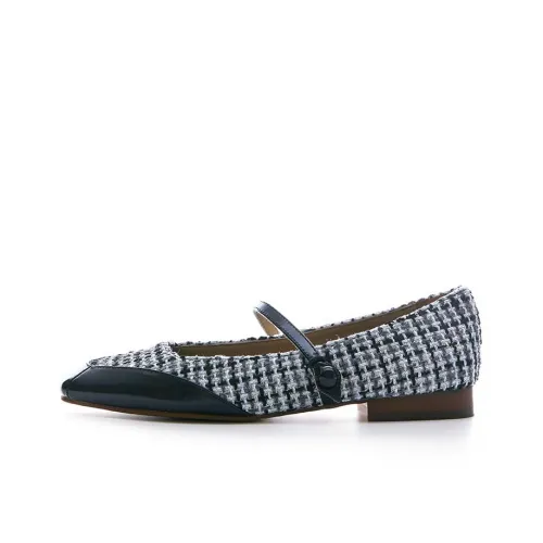 Marie Claire Mary Jane Shoes Women's Paris Morning Night Black