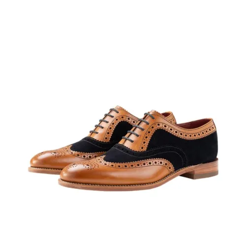 LOAKE Dress Shoes Men Low-Top Brown Black