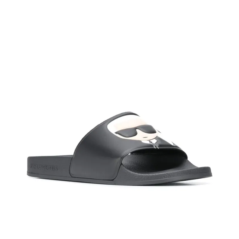 KARL LAGERFELD / Karl Lagerfeld Jeans Kondo Ikonic Slip-On Slides Women's-2