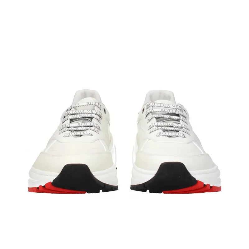 Bottega Veneta Speedster Low Top Casual Shoes Men's White-3