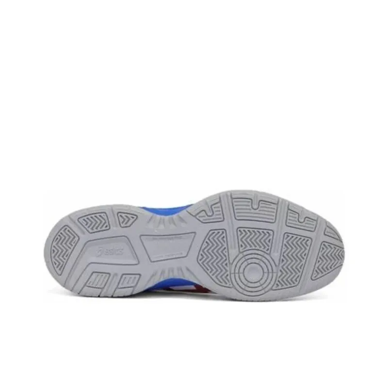 Asics Gel-Backhand Cushioning Anti-Slip And Wear-Resistant Low-Top Tennis Shoes Men's White Blue Red-5