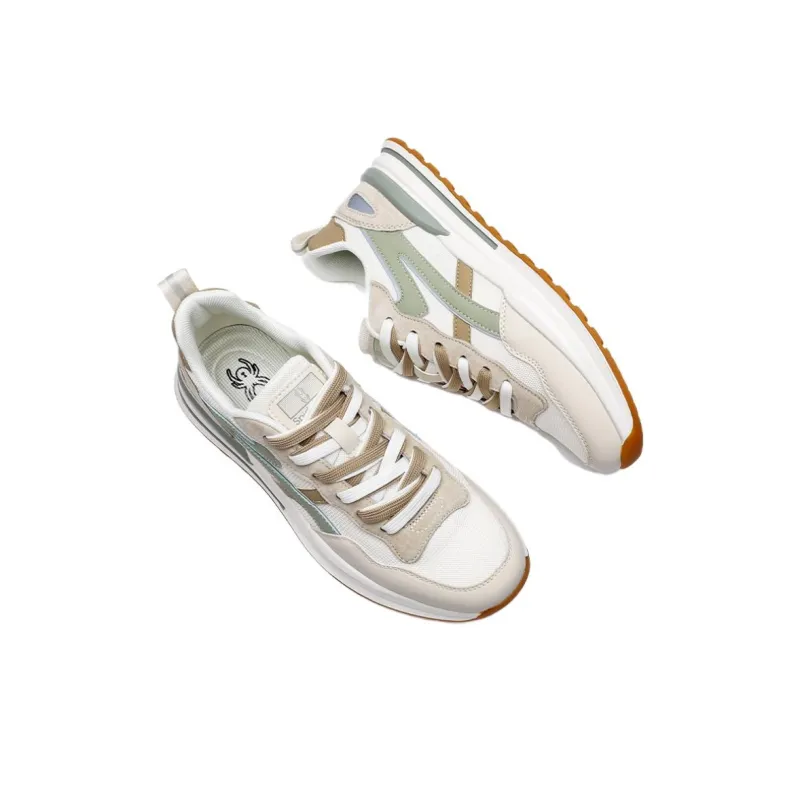Spider King Low Top Casual Shoes Men's Beige-3