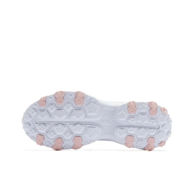 QIAODAN Abrasion Resistant Slip Resistant Shock Absorbers Low Top Sports Casual Shoes Women's White Gray Pink-6