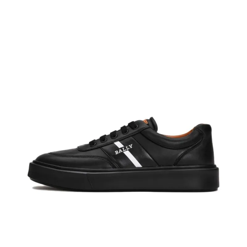 BALLY Low Top Skateboard Shoes Men's Black-0