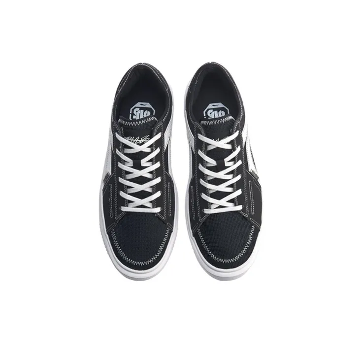 LiNing The Rebe Lightweight Low Top Basketball Shoes Men's Standard Black-3