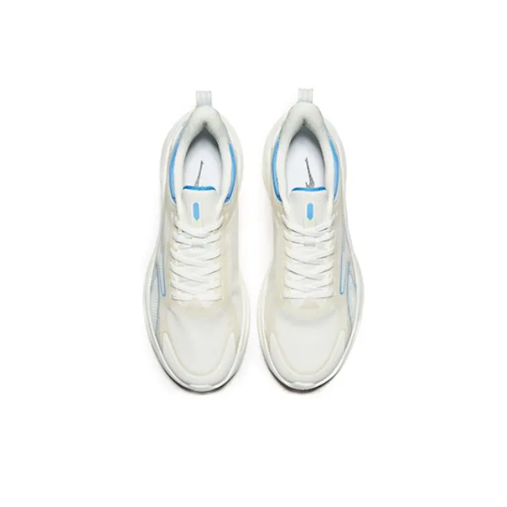 Erke Cushioning, Slip Resistant, And Abrasion Resistant Low Top Running Shoes Men's Microcrystal White Fantasy Blue-3