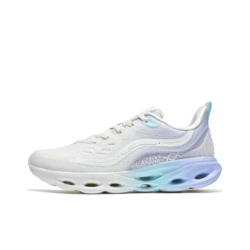 XTEP Anti-Slip Wear-Resistant Breathable Lightweight Low-Top Running Shoes Women's Violet Blue Comfortable