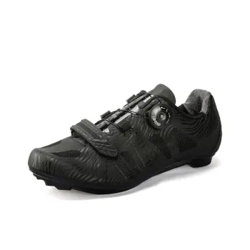 SANTIC Coverage Wear-Resistant Lightweight Breathable Slip-Resistant Low-Top Cycling Shoes Men's Black Nader