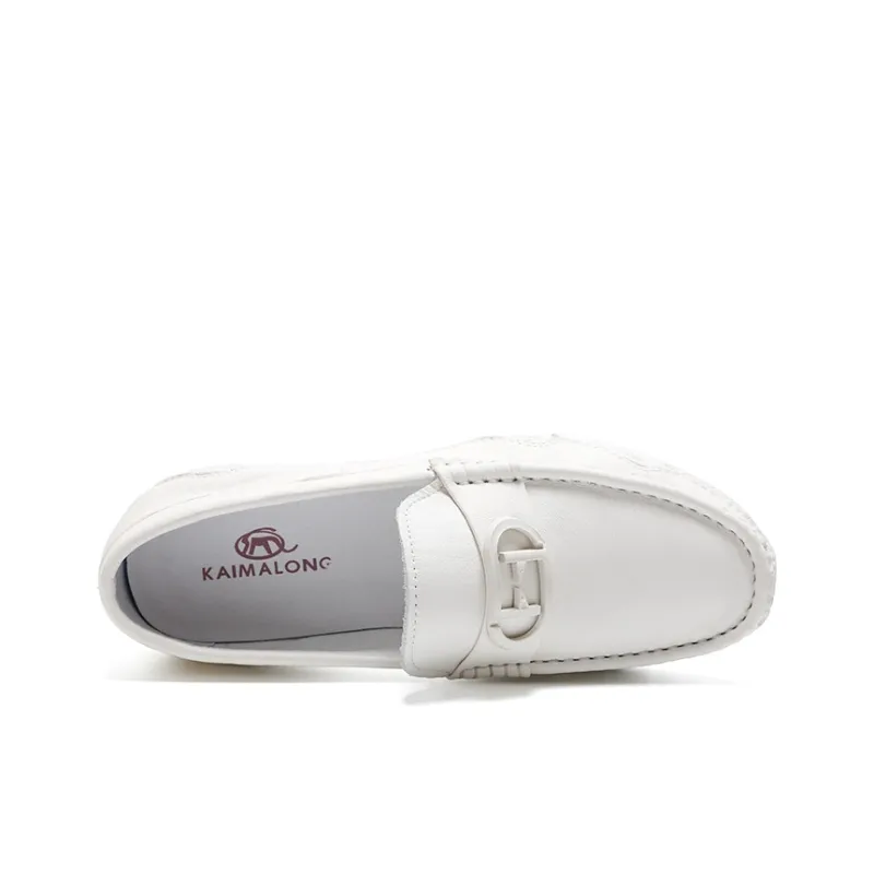 Kemaron Loafers Men Low Top White-3