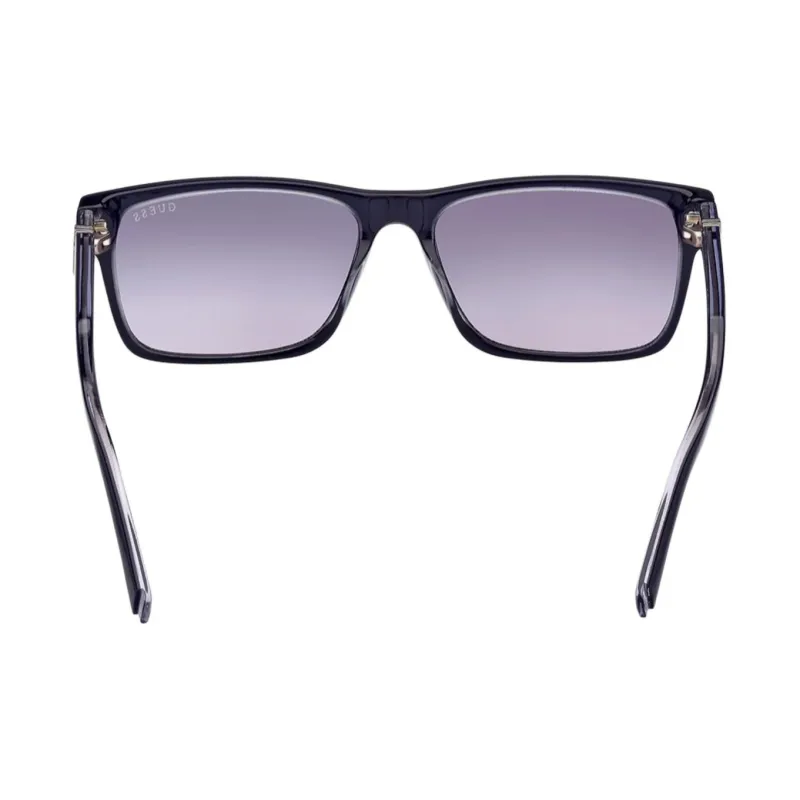 GUESS Plastic Rectangular Sunglasses Men's Blue-4